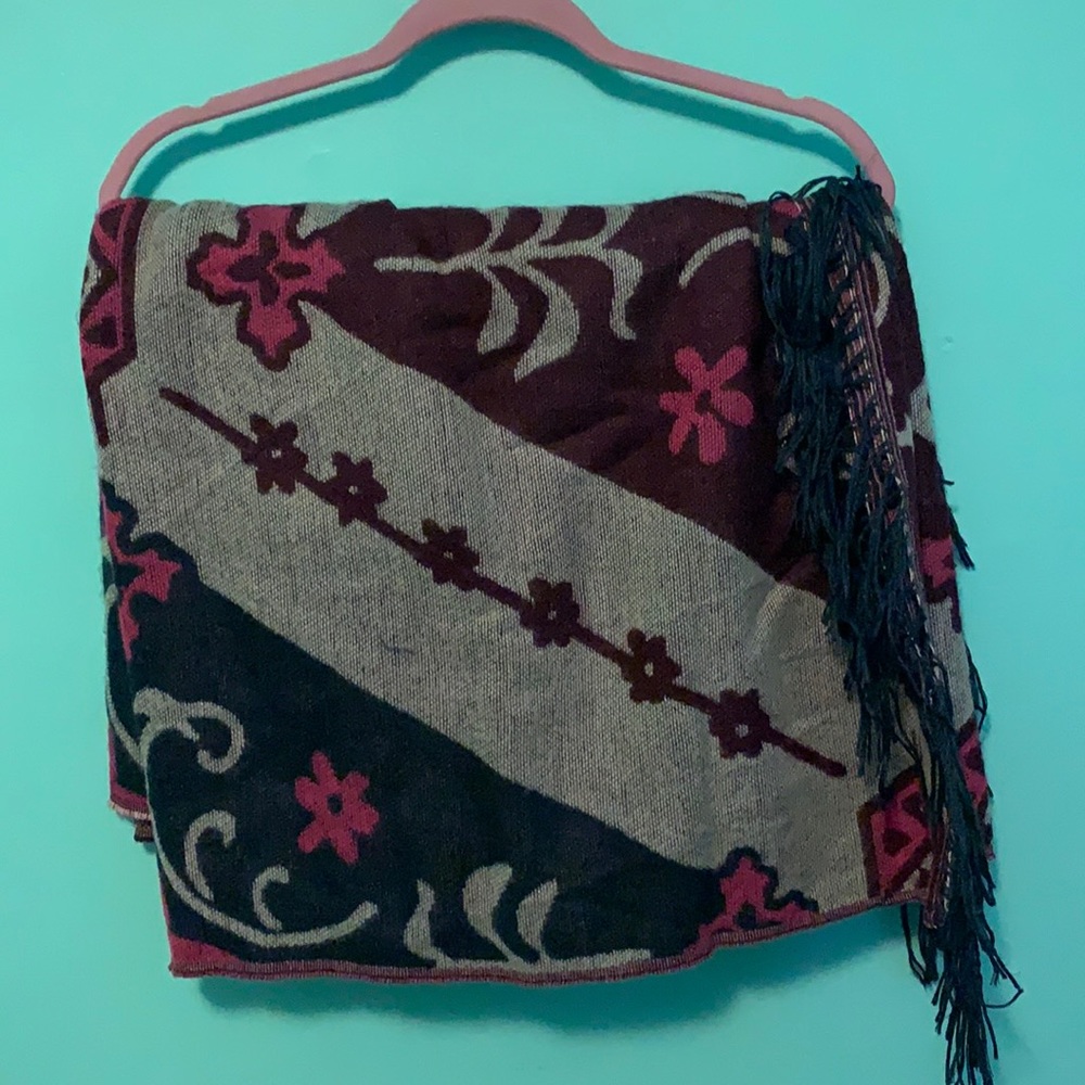 Maroon and Blue Scarf